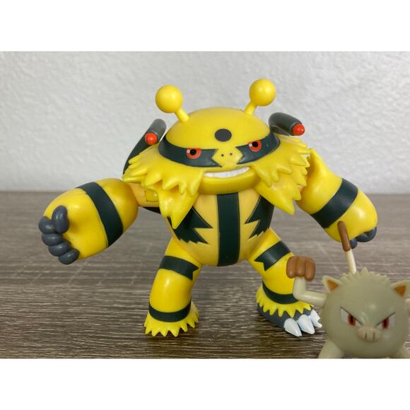 Pokemon Battle Figure Set Electivire & Mankey Articulated Figures 2022 - Picture 3 of 8